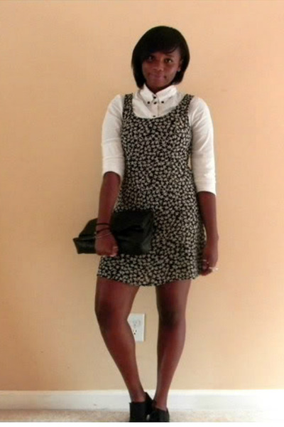 Cathy Jean shoes - H&M dress - Forever 21 shirt - Chinese Laundry bag