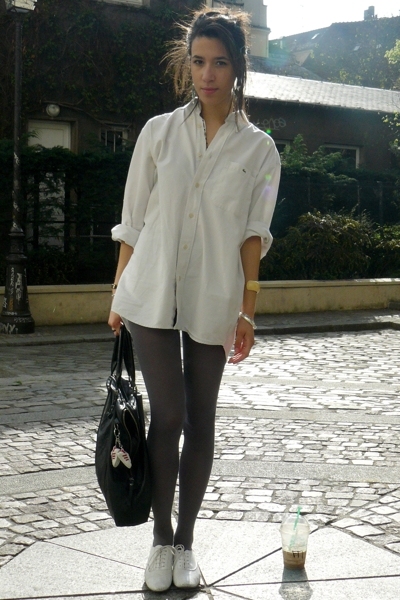 Lacoste shirt - Zara shoes - American Apparel blazer