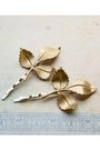 Golden Leaf Hair Bobby Pins by AmourxHandmade - Chictopia Golden Leaf Hair Bobby Pins by AmourxHandmade - Chictopia
