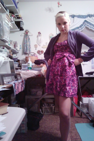 Mossimo Supply Co. Juniors Maxi T-Shirt Tank Dress - Royal/White