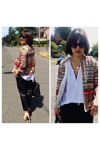 embellished jacket zara