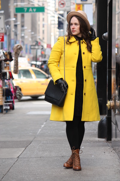 j crew mustard coat