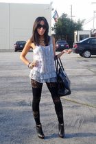 black Forever 21 leggings - black downtown la purse - blue Forever 21 ... black Forever 21 leggings - black downtown la purse - blue Forever 21 ...