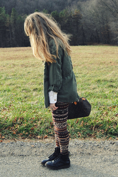 dark green doc martens