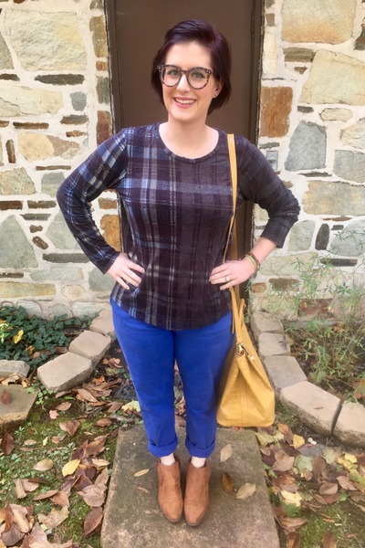 target yellow plaid pants