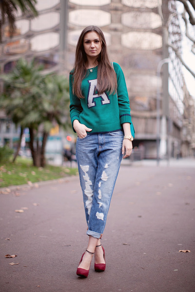 pull and bear jeans boyfriend