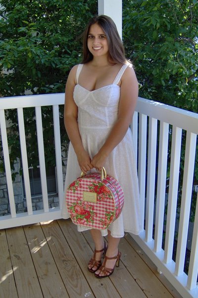 red Betsey Johnson purse $90