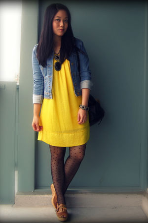 How To Wear Winners Dresses Search For Chictopia Blue H M Jacket Gold Winners Dress Black Urban Outers Bag Foreve