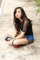 Sabrina Top Med Blue black h m tops black sabrina teal vogue heels Sabrina Top Med Blue black h m tops black sabrina teal vogue heels