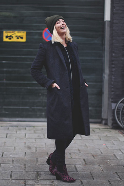 black mohair coat