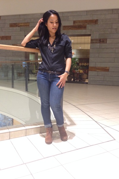 express lace up jeans