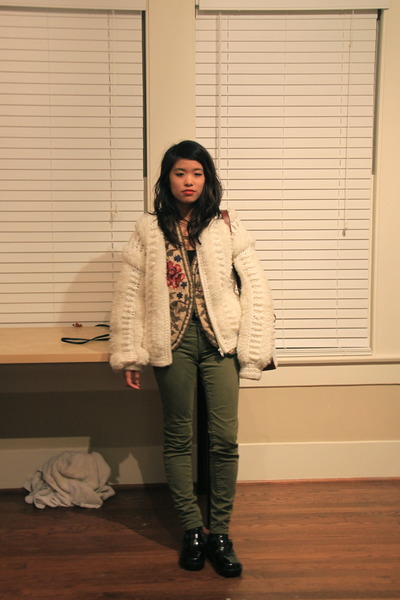 olive green true religion jacket