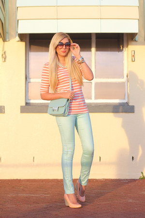 new look yellow wedges