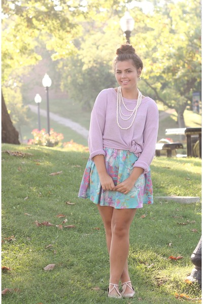 light purple sweater dress
