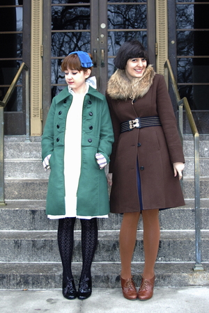tulle green coat
