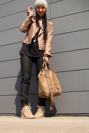 Street Style Fashion by Top Bloggers Page 6450 | Chictopia Heelberry ZANA Rose Gold Metallic High Heel Strappy