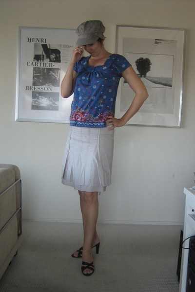 Cathy Jean shoes - more & more skirt - forever 21 shirt - Hype hat