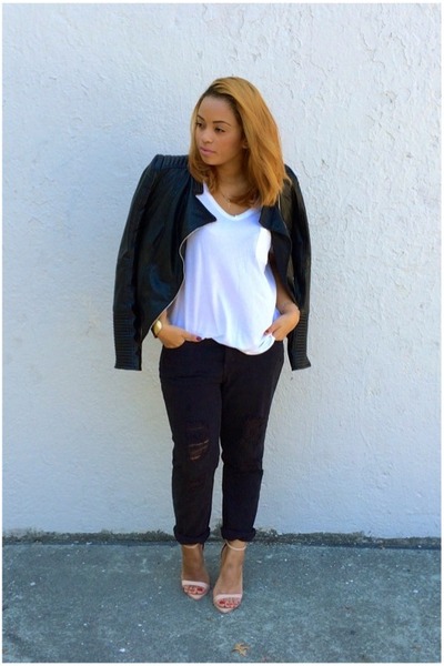 Zara black boyfriend jeans Clearance