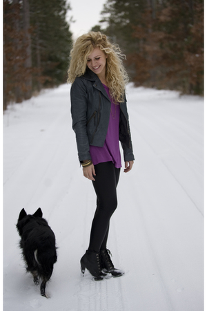 apparel leggings black deena ozzy shoes gray for joseph leather jacket