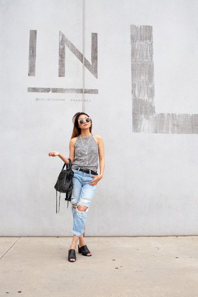 forever 21 black mules