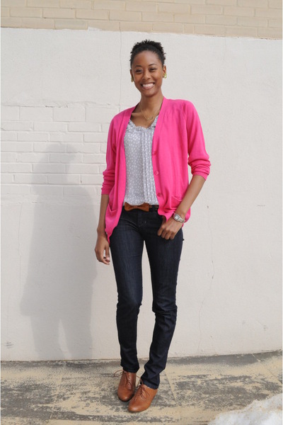 zara cardigan pink