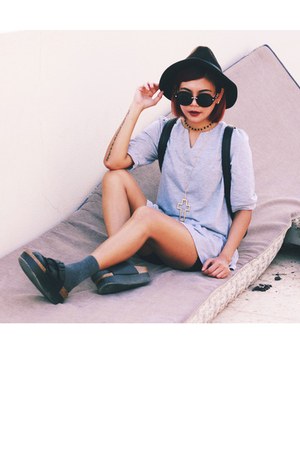 heather gray shorty dress younghungryfree dress - black lace Wholesale7 shorts