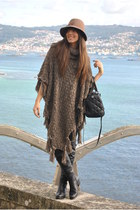 denny rose hat - denny rose - Zara boots - Bimba&Lola bag