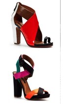 colourful Zara sandals