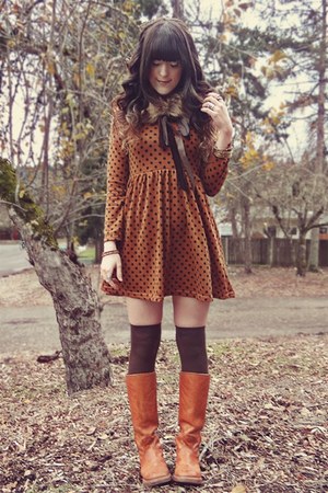 tawny bort carelton boots - brown Clothing Lves dress