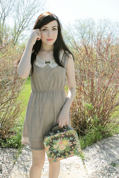 beige miss patina dress