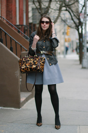 leopard brahmin purse