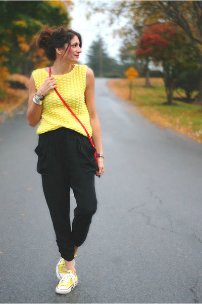 Yellow Converse Fashion