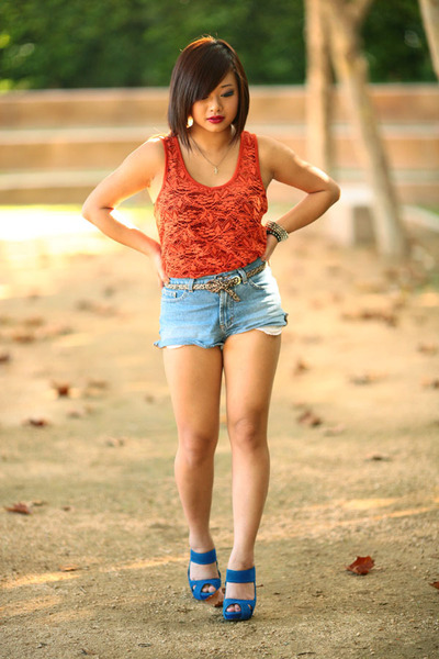 Blue Electric Steve Madden Heels Diy Shorts Sunshine Blue Electric Steve Madden Heels Diy Shorts