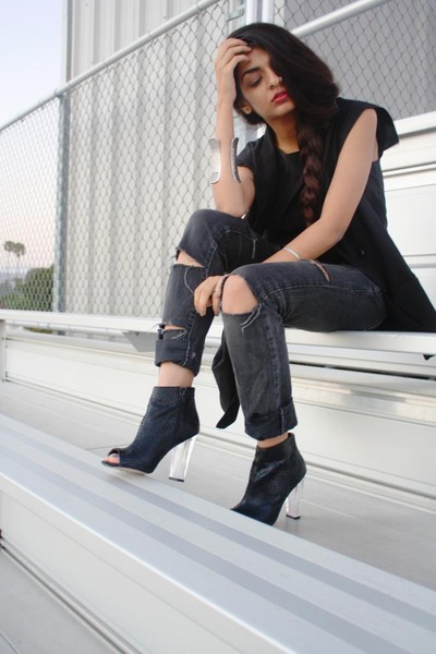 target snakeskin booties