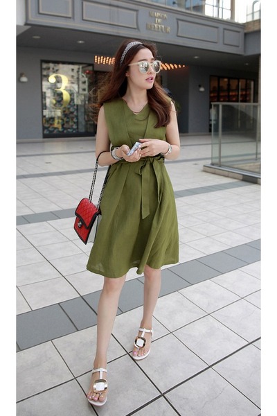 olive green dress sandals