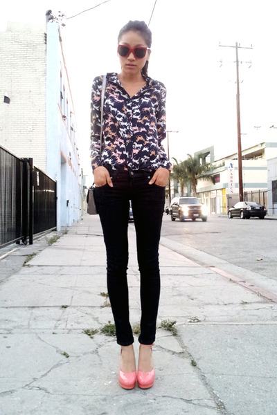 h and m blouse