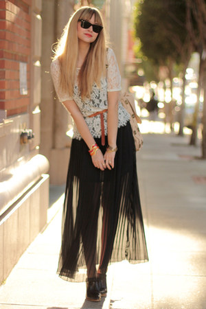 black nastygal dress - black Alexander Wang shoes