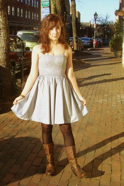 Silver H M Dresses Brown Target Boots Pink Joneswear Cardigans Silver H M Dress Brown Target Boots Pink Joneswear Cardigan Green Thrifted