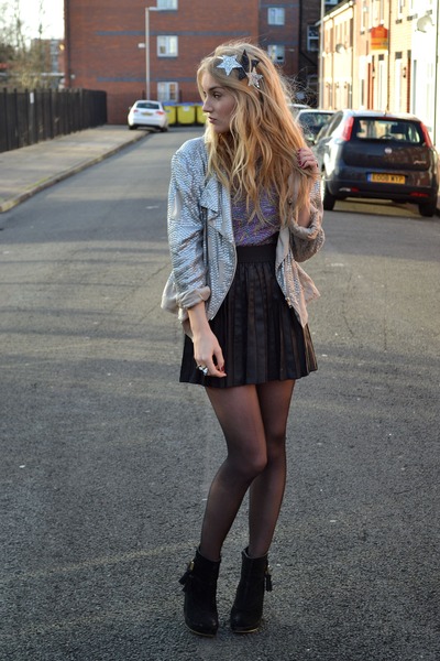 primark silver boots