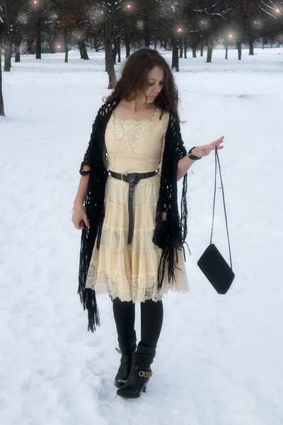 river island white fringe dress