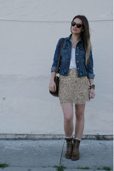 sequin skirt gap